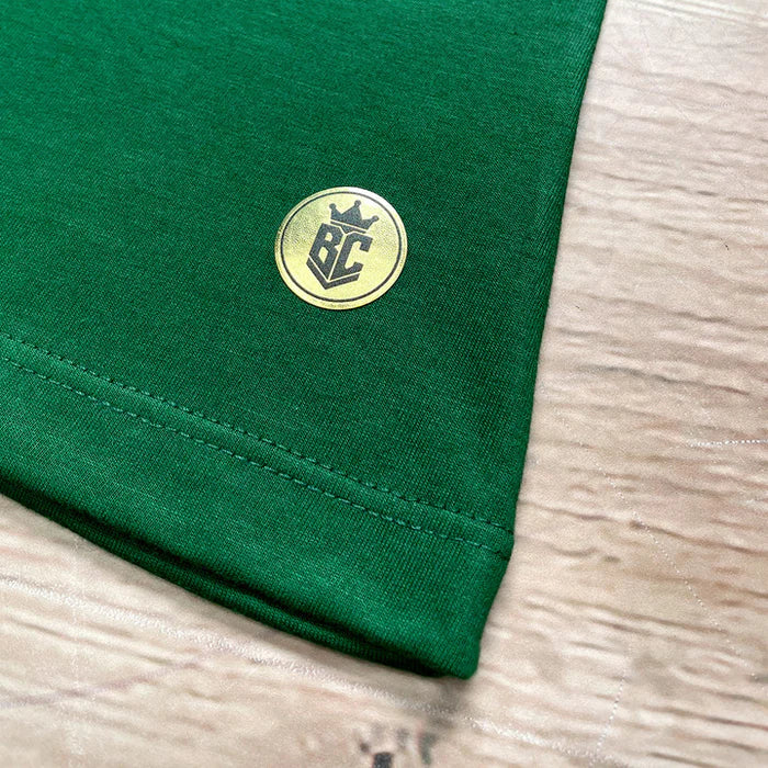 T-Shirt Infantil Verde Copos De Natal