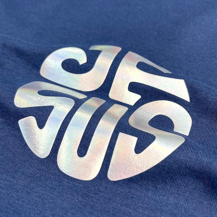 Camiseta Masculina Azul Jesus