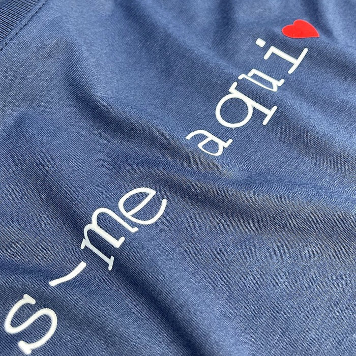 Camiseta Feminina Azul Eis Me Aqui