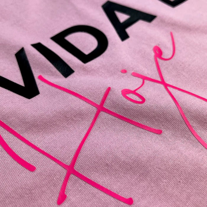 Camiseta Feminina Rosa A Vida É Hoje